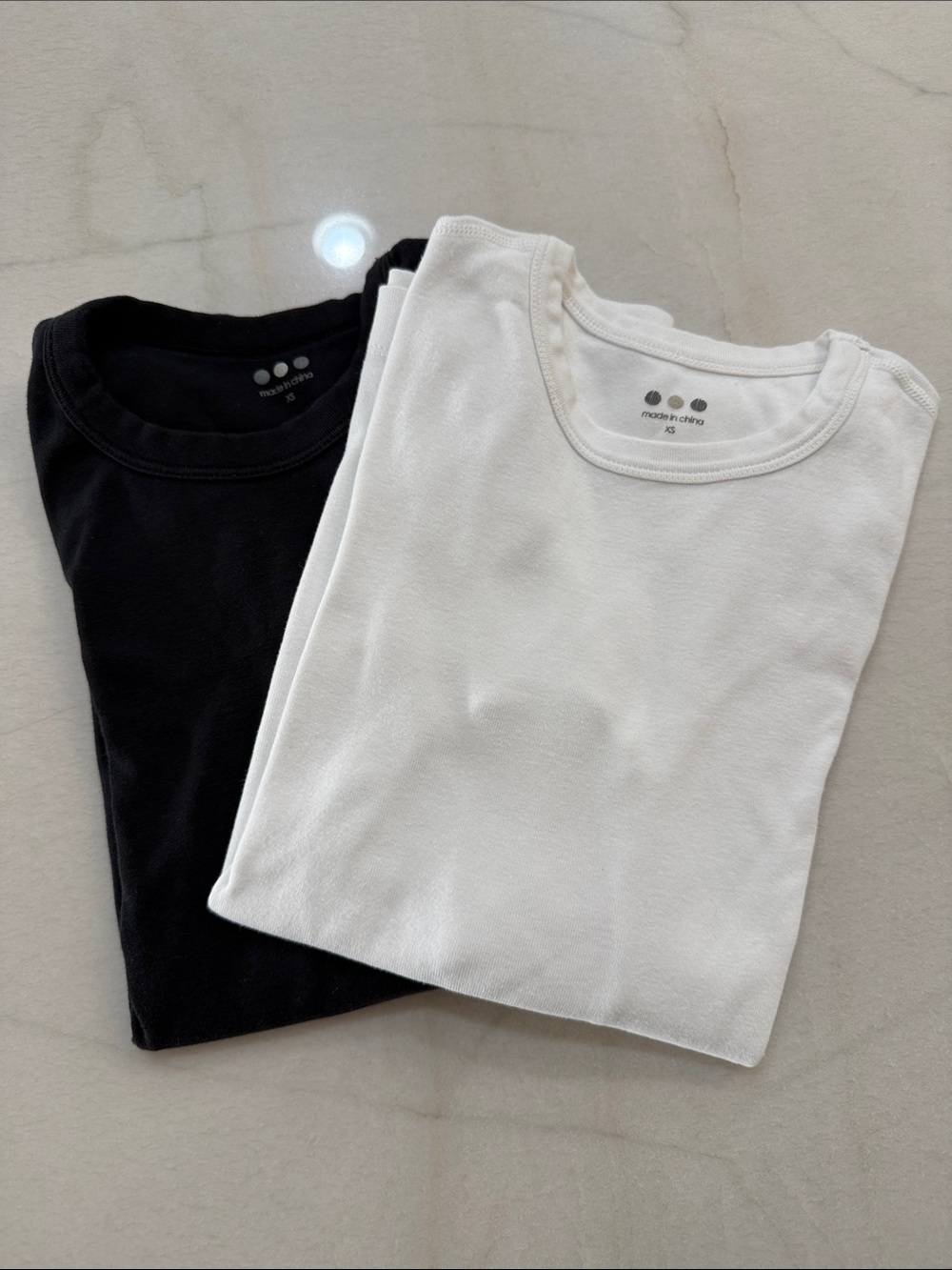 Three dots long sleeve tees